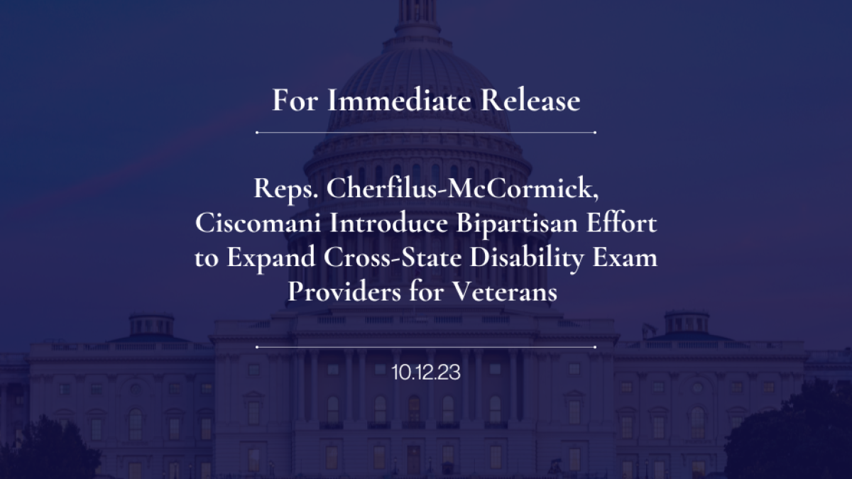 ciscomani vets leg