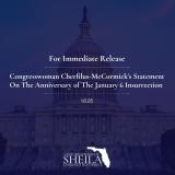 Congresswoman Cherfilus-McCormick’s Statement on the Anniversary of The January 6 Insurrection 