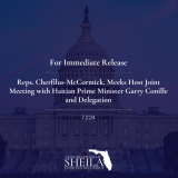 Reps. Cherfilus-McCormick, Meeks Host Joint Meeting with Haitian Prime Minister Garry Conille and Delegation