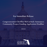 Congresswoman Cherfilus-McCormick Announces Community Project Funding Application Process 