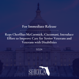 Reps Cherfilus-McCormick, Ciscomani, Introduce Effort to Improve Care for Senior Veterans and Veterans with Disabilities