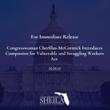 Congresswoman Cherfilus-McCormick Introduces Compassion for Vulnerable and Struggling Workers Act 