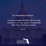 Congresswoman Cherfilus-McCormick Statement on Vote Against Funding Bill That Hurts Working Families 