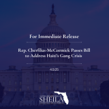Rep. Cherfilus-McCormick Passes Bill to Address Haiti’s Gang Crisis