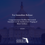 Congresswoman Cherfilus-McCormick Statement on the Smithsonian’s Purging of Black Artifacts
