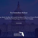 Rep. Sheila Cherfilus-McCormick Introduces WAR Act to Protect Florida Families from Rising Energy Costs and Price Gouging 