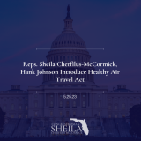Reps. Sheila Cherfilus-McCormick, Hank Johnson Introduce Healthy Air Travel Act