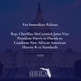Rep. Cherfilus-McCormick Joins Vice President Harris in Florida to Condemn New African American History K-12 Standards