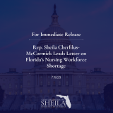 Rep. Sheila Cherfilus-McCormick Leads Letter on Florida’s Nursing Workforce Shortage