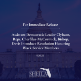 Assistant Democratic Leader Clyburn, Reps. Cherfilus-McCormick, Bishop, Davis Introduce Resolution Honoring Black Service Members