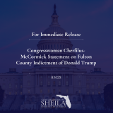 Congresswoman Cherfilus-McCormick Statement on Fulton County Indictment of Donald Trump