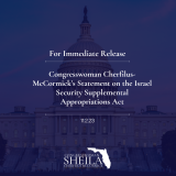 Congresswoman Cherfilus-McCormick’s Statement on the Israel Security Supplemental Appropriations Act