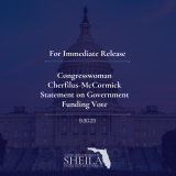 Congresswoman Cherfilus-McCormick Statement on Government Funding Vote