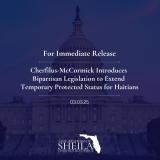 Cherfilus-McCormick Introduces  Bipartisan Legislation to Extend  Temporary Protected Status for Haitians
