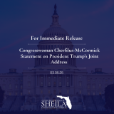 Congresswoman Cherfilus-McCormick Statement on President Trump’s Joint Address