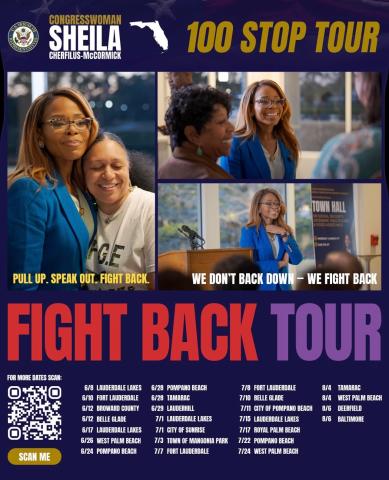 Fight Back Tour Flyer